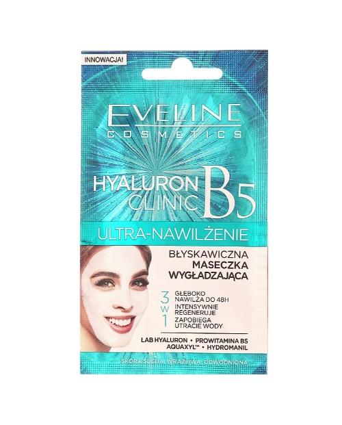 Eveline Cosmetics Hyaluron Expert Ultra-Hydration Smoothing Mask