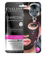 Eveline Cosmetics Charcoal Illuminating Ritual Deeply Moisturizing Purifying Mask