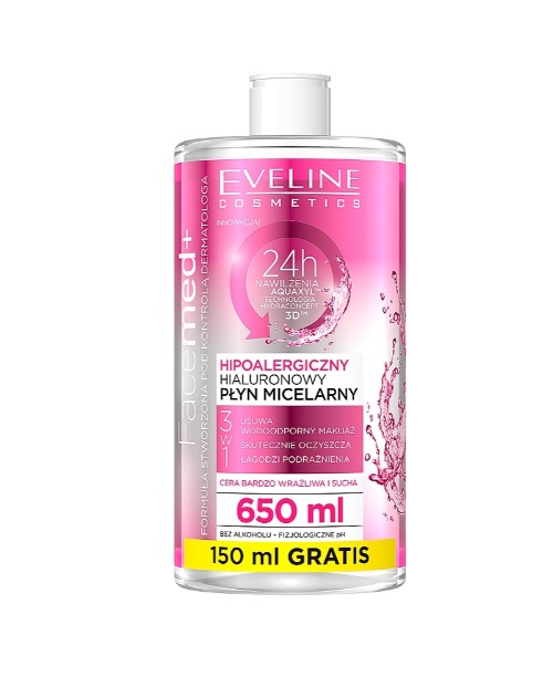 Μικυλλιακό νερό με υαλουρονικό οξύ