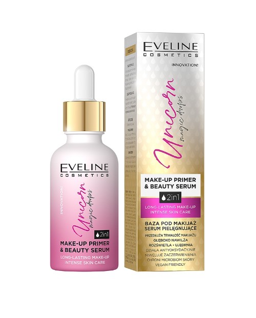 Eveline Unicorn Magic Drops Beauty Make Up Primer &amp; Beauty Serum Βάση προσώπου