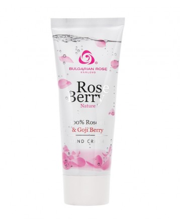 Κρέμα χεριών με λάδι τριαντάφυλλου και γκότζι μπέρι