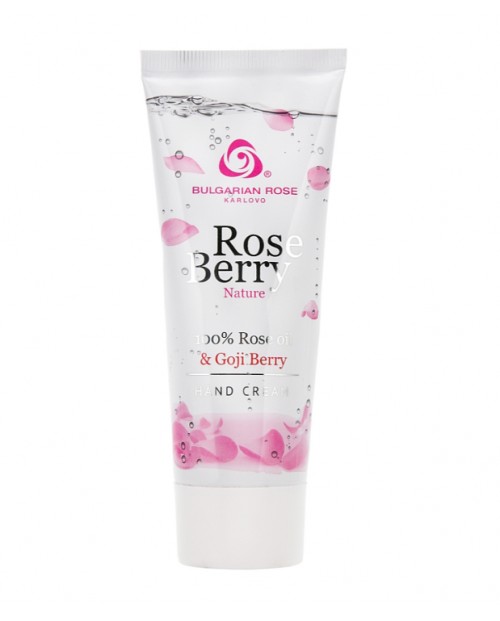 Κρέμα χεριών με λάδι τριαντάφυλλου και γκότζι μπέρι